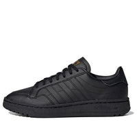 (GS) adidas originals Team Court J 'Black' EF6808