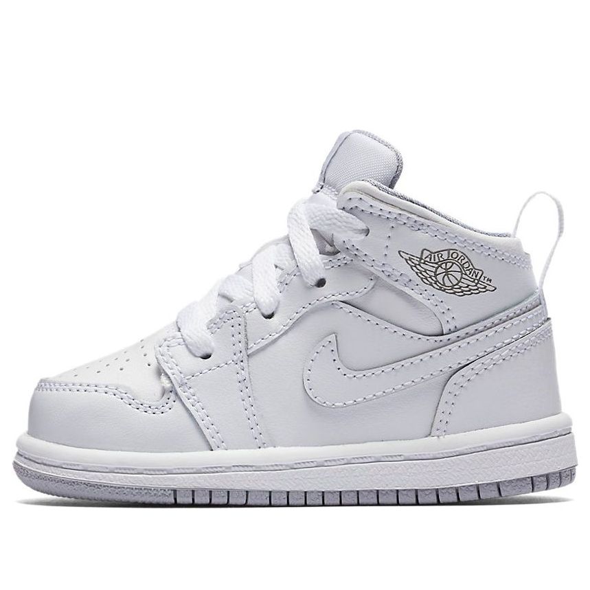(TD) Air Jordan 1 Retro Mid 'Wolf Grey' 640735-112