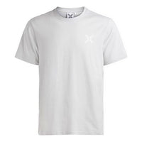 Men's KENZO SS21 Solid Color Round Neck Pullover Short Sleeve Light Grey T-Shirt PFA65TS0014SJ-93