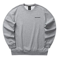 Skechers Colorful Casual Series Graphic Crew Sweatshirt 'Grey Black' L323M099-004F
