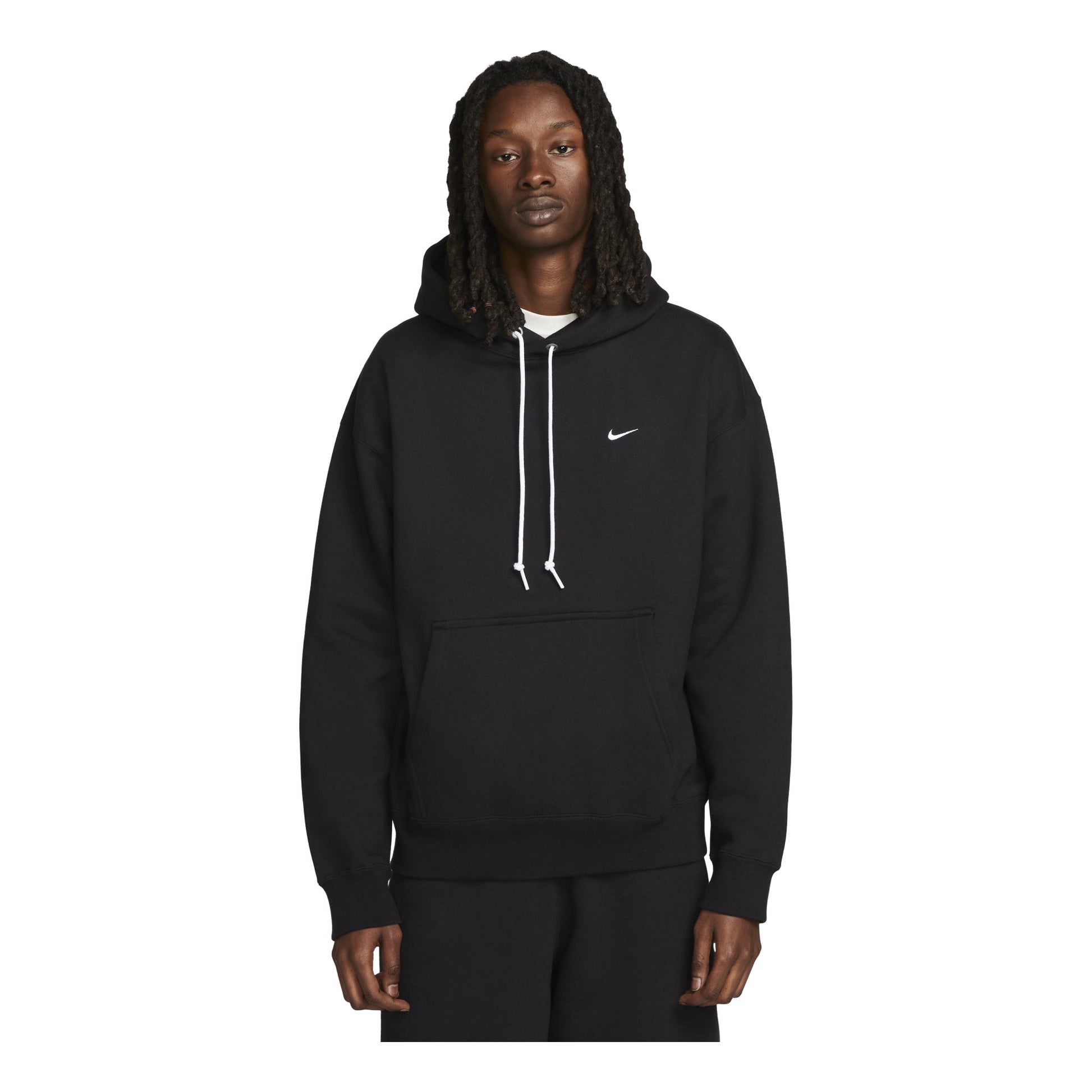 Nike Solo Swoosh Fleece Pullover Hoodie DX1355-010