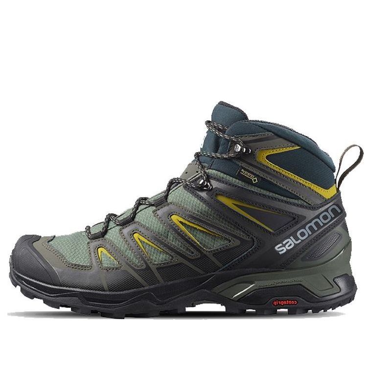 SALOMON X Ultra 3 Wide Mid GTX 'Grey Green' 401295