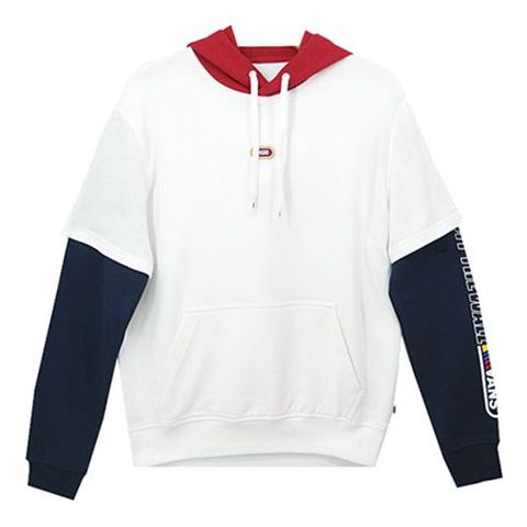 (WMNS) Vans Hooded Pullover White VN0A4RBHWHT