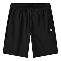 Men's FILA Woven Gym Sports Black Shorts A11M123399F-BK