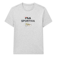FILA Ade Series Printing Short Sleeve light grey F11M028151F-MG