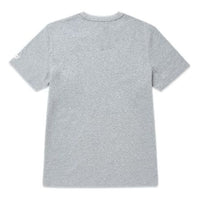 Men's Skechers Sports Alphabet Printing Short Sleeve Gray SMLC219M025-004F