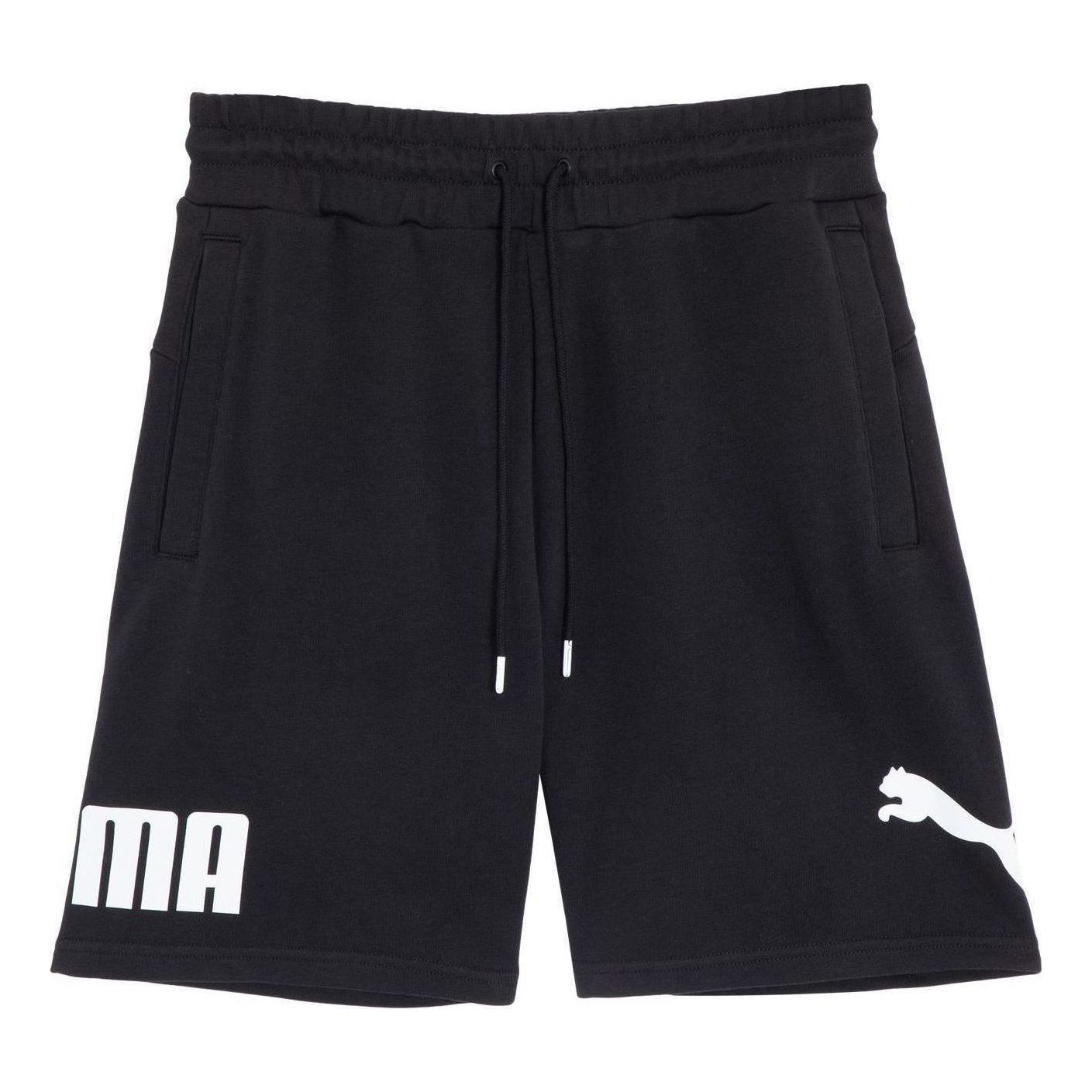 PUMA Logo Casual Shorts 'Black' 683443-01