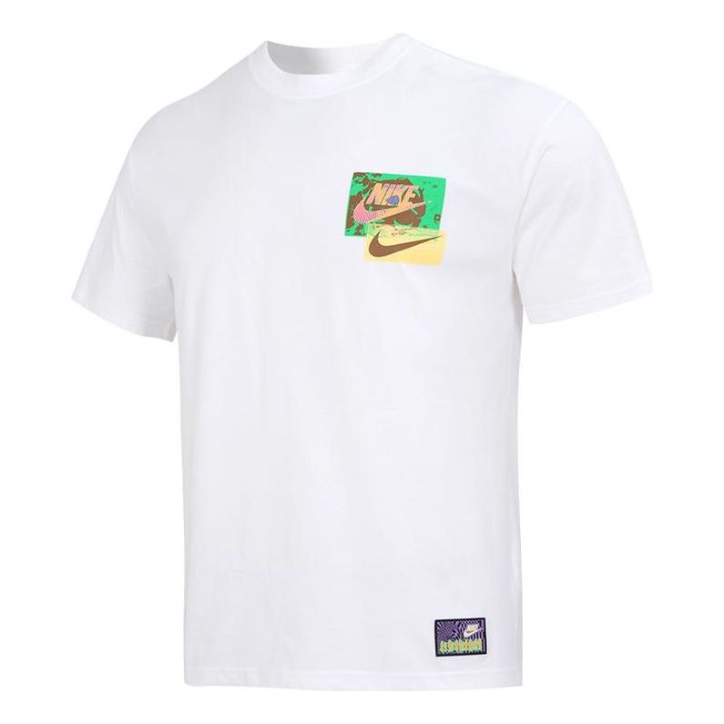 Nike Behind Graffiti T-Shirt 'White' FB9787-100