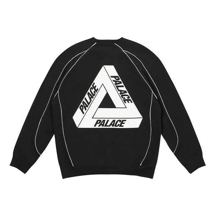 PALACE Unisex Round-neck Sweatshirt Black P19CS160