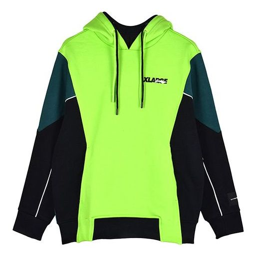 Li-Ning x XLARGE Crossover Casual Sports Fleece Lined Black Green AWDND39-2