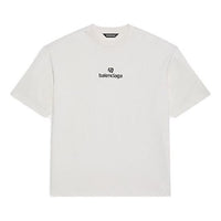 Balenciaga Sponsored Letter Printing Male 'White' 612966TJVD99054