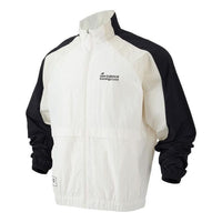 New Balance 23FW Sport Jacket Asia Sizing 'White Black' 5AD37571-WT