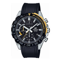 CASIO Quartz EDIFICE Mens BlackYellow Analog EFR-566PB-1A