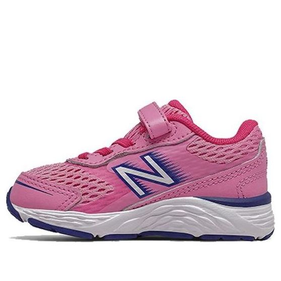 New Balance Bungee Lace 680v6 Pink Toddler IA680LP6