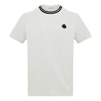 Moncler Plain Knit Round Neck For Men White 0918C717008390T034
