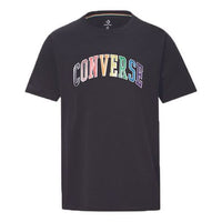 Men's Converse Rainbow Series Loose Casual Short Sleeve Black 10019133-001