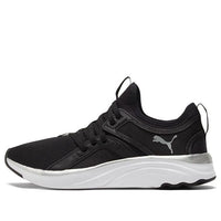 (WMNS) PUMA Softride Sophia Animal Low Top Running Shoes Black/White 195093-01