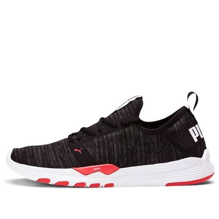 (WMNS) PUMA Ignite Contender Knit 'Black Energy Red' 192810-01