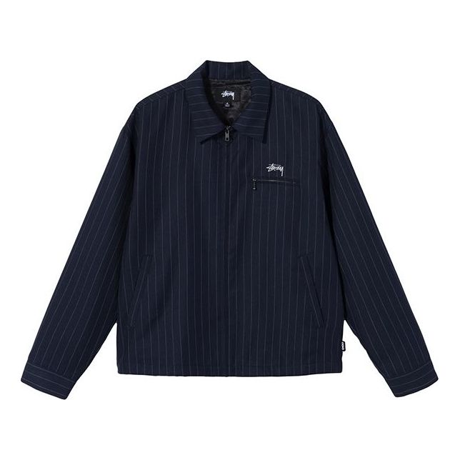 Stussy x COMME des GARCONS CDG Crossover Stripe Coach Jacket 'Blue' 315270