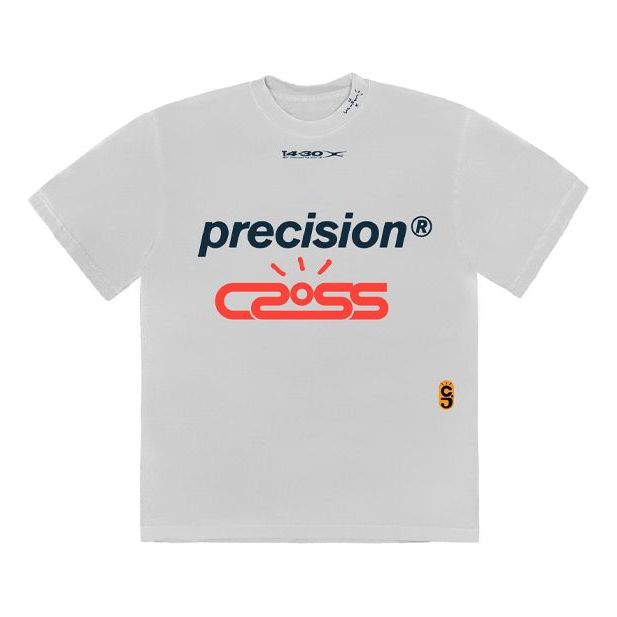 Travis Scott Unisex Cactus Jack CROSSOVER Printing Logo White TC-70