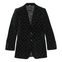 Gucci GG Velvet Jacket 'Black' 752166-Z402L-1000
