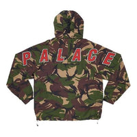 PALACE Volume Jacket Contrasting Colors Back Alphabet Printing Hooded Jacket Unisex Camouflage P18JK069