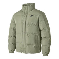 Skechers Letter Printed Waterproof Down Jacket 'Olive Green' P423U038-02BV