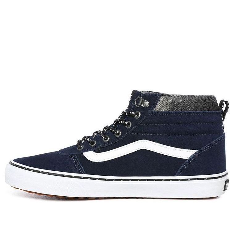 Vans Ward Hi Casual Skateboarding Shoes Navy Blue VN0A3JET15M