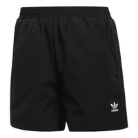 (WMNS) adidas Adicolor Classics Poplin Shorts Asia Sizing 'Black' HC2045