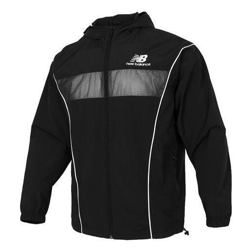 New Balance Athletic Windbreaker Asia Sizing 'Black' AMJ11500-BK