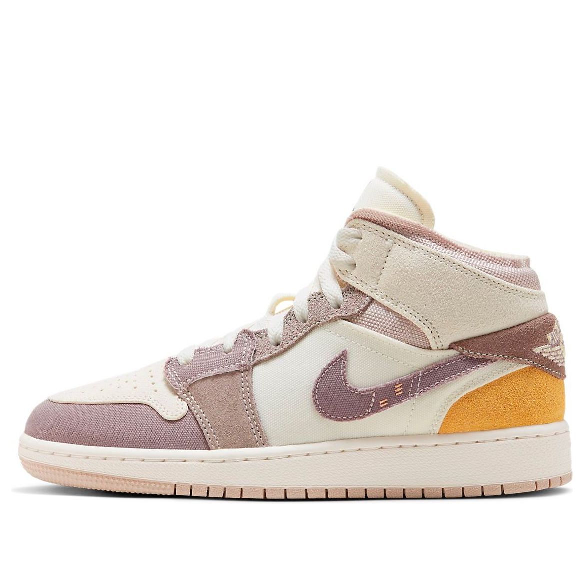 (GS) Air Jordan 1 Mid SE Craft 'Inside Out - Taupe Haze' DZ4466-102