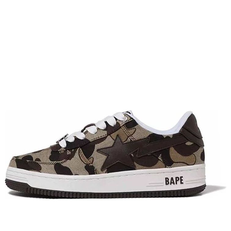(WMNS) A BATHING APE Bape Sta Low 'Brown Camo' 1J30-291-002-BRWNCAMO