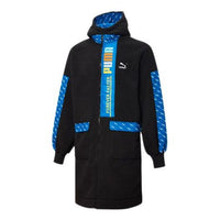 PUMA Long Fleece Jacket 'Blue Black' 532171-01