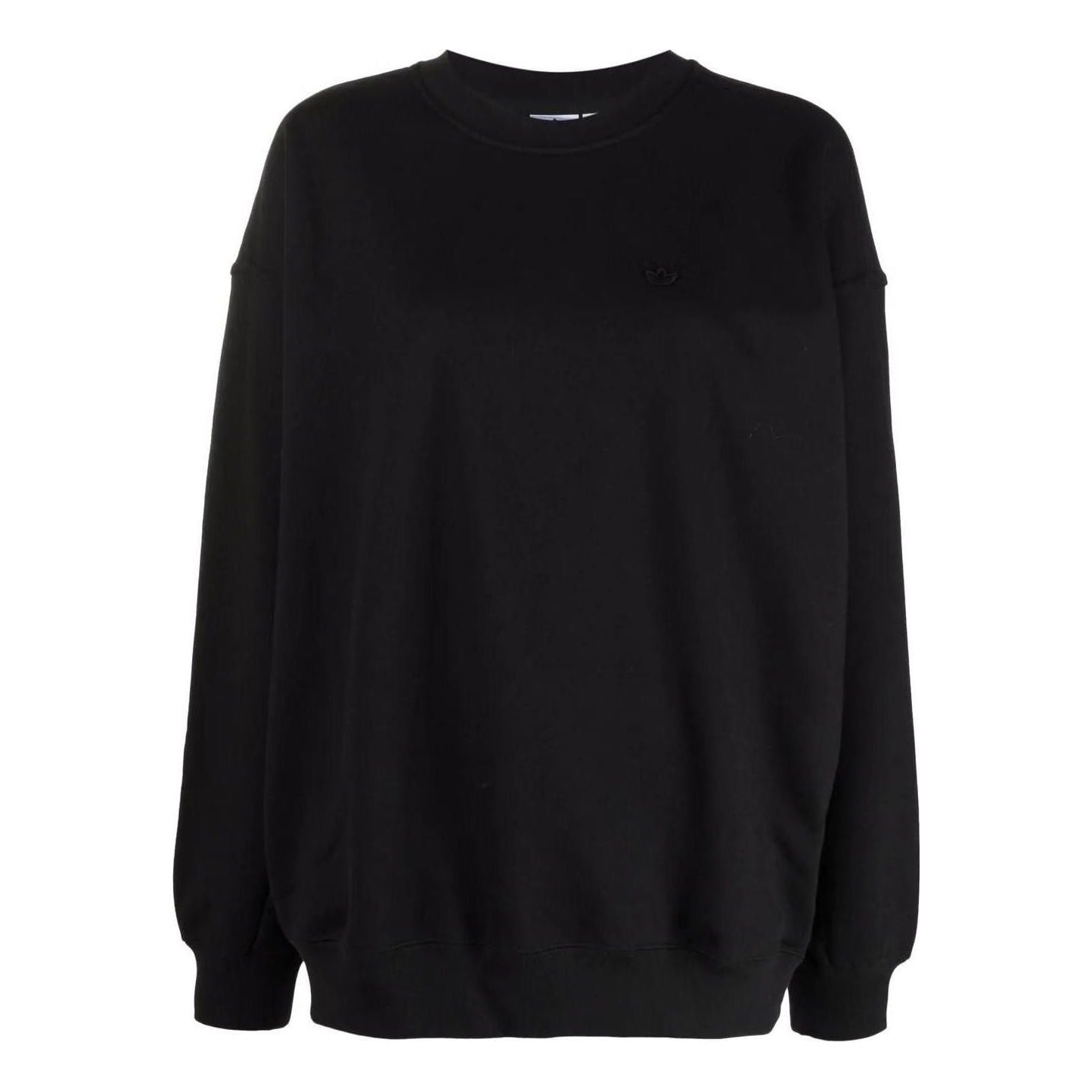 (WMNS) adidas Adicolor Oversized Sweatshirts 'Black' H11393
