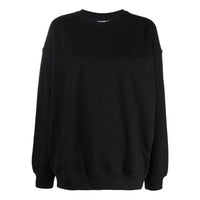 (WMNS) adidas Adicolor Oversized Sweatshirts 'Black' H11393