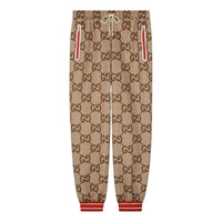 Gucci 2000 Jumbo GG Track Pants 'Beige Ebony' 676473-XJDXI-2270