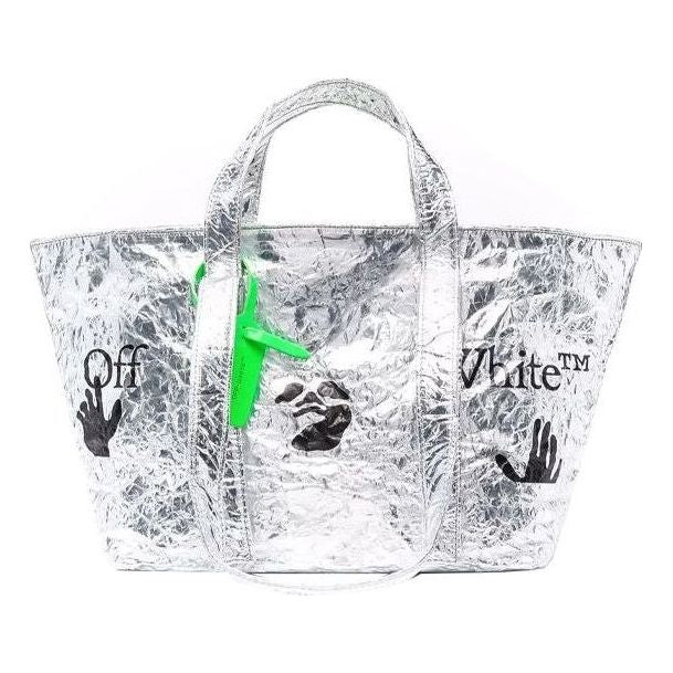(WMNS) Off-White Commercial Tote 'Silver' OWNA143F21FAB0037200