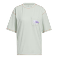 (WMNS) adidas Sport Statement Boyfriend Pocket T-Shirt Asia Sizing 'Green' IC1635