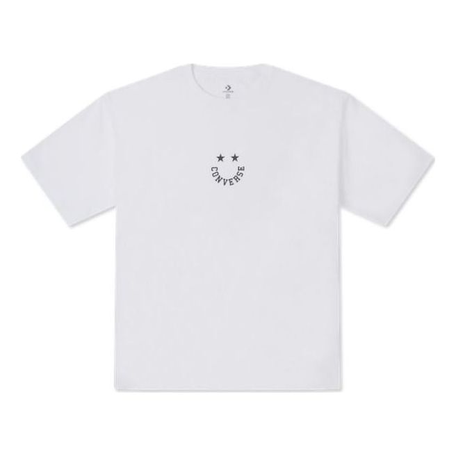 Converse Smiley Short Sleeve T-Shirt Asia Sizing 'White' 10027635-A01