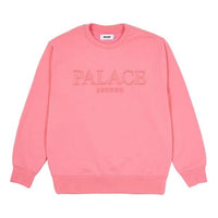 PALACE Classic Minimalistic Alphabet Logo Round Neck Unisex Pink P20CS111