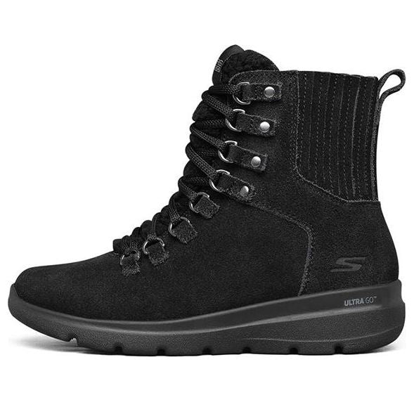 (WMNS) Skechers Glacial Ultra 'Black' 144151-BBK