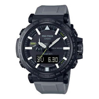 CASIO Waterproof Shockproof Solar Powered Mens Black Analog/Digital Combo PRW-6620YFM-1JR
