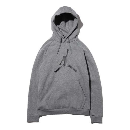 Air Jordan As M J Jumpman Logo Flc Po Casual Sports polar fleece Gray AV3146-091