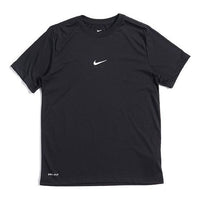 Nike Dri-FIT Swoosh Small Logo Short Sleeve Black CT6479-010