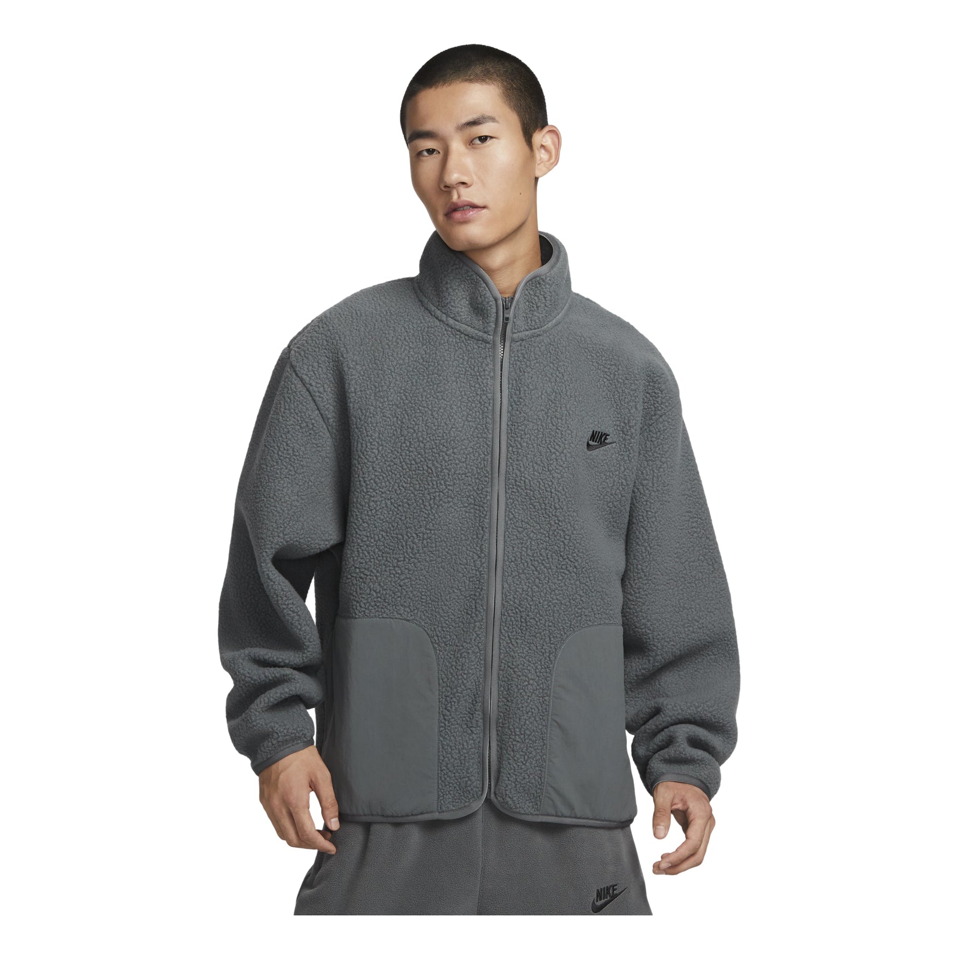 Nike Club Fleece Winterized Jacket 'Iron Grey' FB8387-068