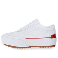 Vans Old Skool Stacked Ayakkabi 'White Red' VN0A4U15B0N