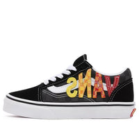 (PS) Vans Flame Logo Repeat Old Skool 'Black Red' VN0A7Q5FABX