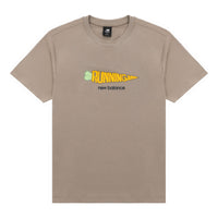 New Balance Running Graphic Tee Asia Sizing 'Brown Orange' AMT31331-DRI