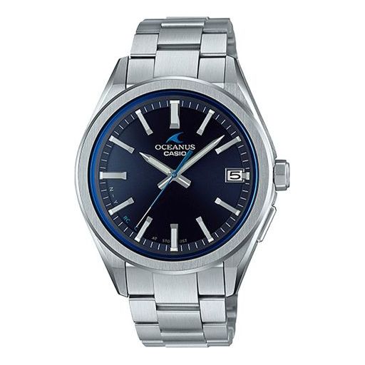 Casio Oceanus Surface Anti-Reflective Analog Watch 'Dark Blue Silver' OCW-T200S-1AJF