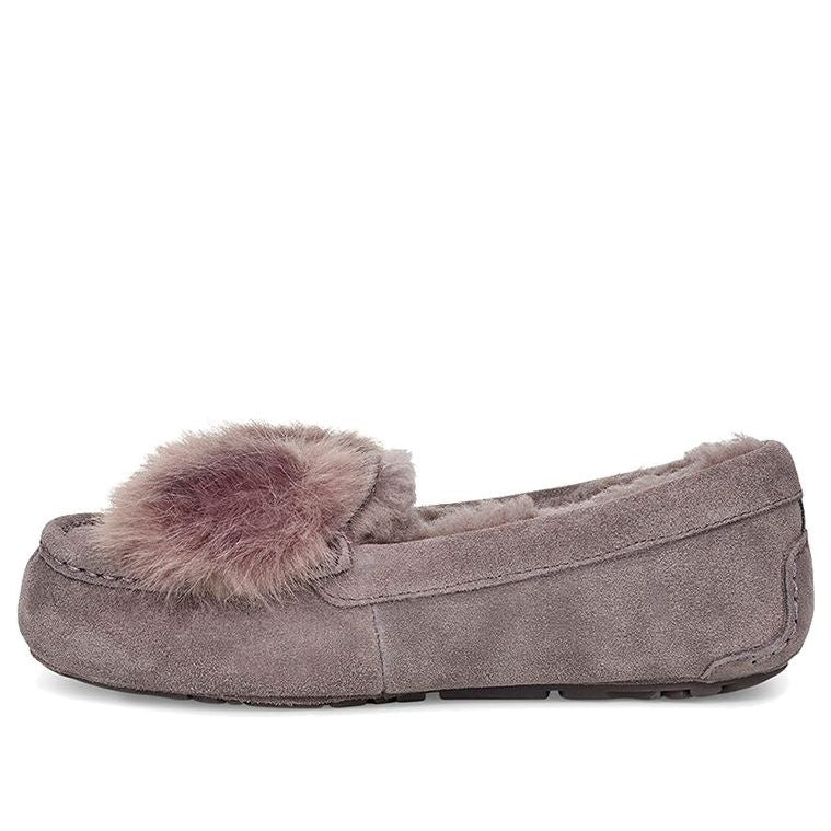 (WMNS) UGG Holiday Ansley Puff Bow 'Grey' 1103858-CHRC
